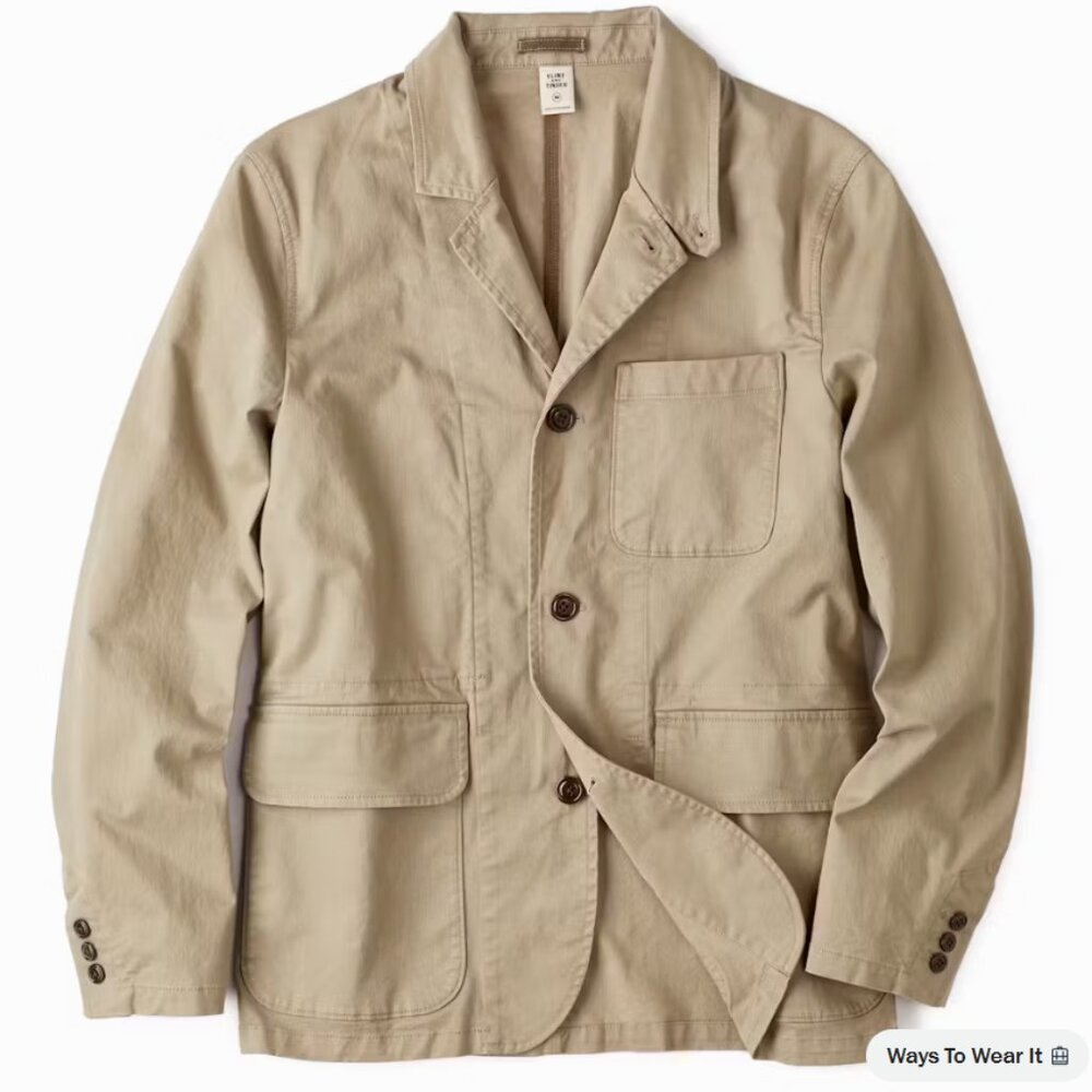 365 Utility Blazer XL Khaki EUC